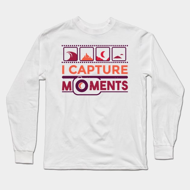 I capture moments Photographer Long Sleeve T-Shirt by 2P-Design